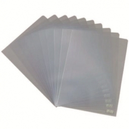Folder Herlitz A4 Pp 10/Pack Poly Bag Premium Crystal Clear 10843738