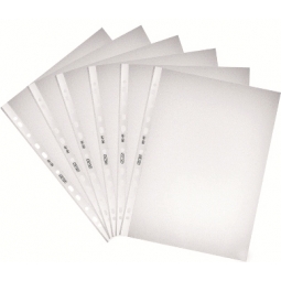 Folder Punched Herlitz Pp A4 10/Pack Embossed 5814009