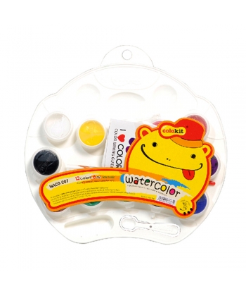 Watercolor Paint Flexoffice Colokit 12/Pack 6mm Waco-07