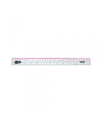Ruler Flexoffice Flexible 30cm Clear Sr05