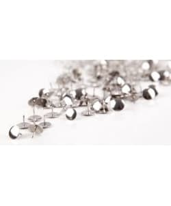Pushpin Comix 10mm 100/Pack Silver B3537 - Image 1