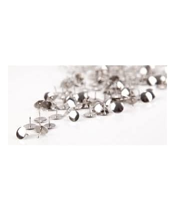 Pushpin Comix 10mm 100/Pack Silver B3537