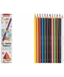Colored Pencil Bruynzeel Triple 12/Pack 60518012 - Image 2