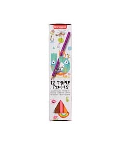 Colored Pencil Bruynzeel Triple 12/Pack 60518012 - Image 1