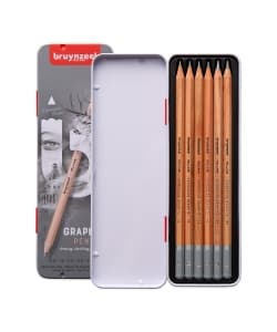 Pencil Bruynzeel Hb Graphite 6/Pack Tin 60211006 - Image 2