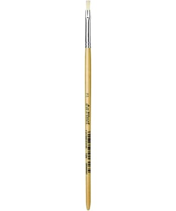 Davinci Brush Flat White Bristle 129 . Size  2