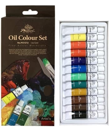 Phoenix Oil Paint  12mL 12/Pack Po1212