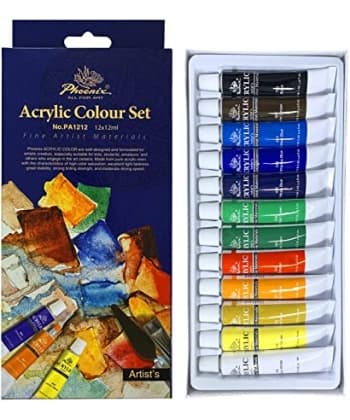 Acrylic Phoenix Colour Set 12ML12/PACK PA1212