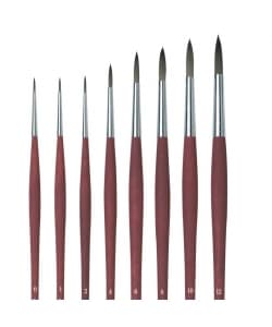 Davinci Brush Round College Acrylic 8730 . Size 6 - Image 3