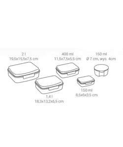 Lunch Box Mintra 4Pcs  400010600 - Image 7