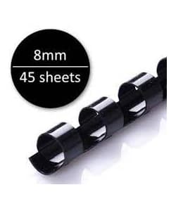 Binding Ring Mintra  8Mm 100/Pack Black 01021 - Image 1