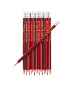 Pencil Comix Hb 12/Pack W/Eraser Assorted Mp2022 - Image 1