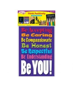 Poster Trend Thinky Positively Set,6 posters per pack, Ta-67909 - Image 3