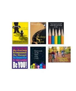 Poster Trend Thinky Positively Set,6 posters per pack, Ta-67909 - Image 2