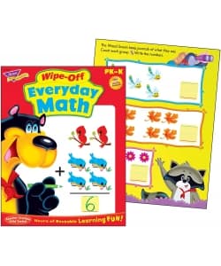 Wipe Off Book Trend,56 two-sided cards, T94224 Everyday Math - Image 1