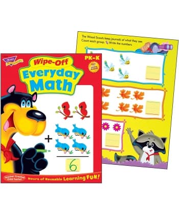 Wipe Off Book Trend,56 two-sided cards, T94224 Everyday Math