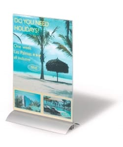 Sign Holder Durable Desktop A4 Presenter 8589-19 - Image 1