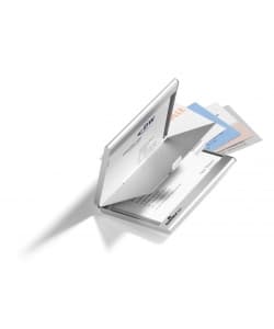 Card Case Durable Duo 20 Cards Silver 2433-23 - Image 5