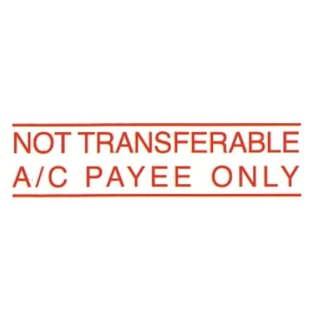 Stamp Shiny Nn-08 Pre-Inked A/C Payee Only Red