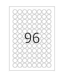 Label Herma Super Print A4  25Sh/Pack Round White - Image 2