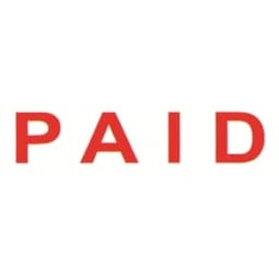 Stamp Shiny Pre-Inked "PAID" - Image 2