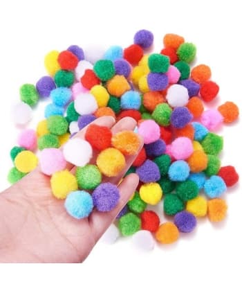 Pompoms Multicolor Craft Supplies 20mm