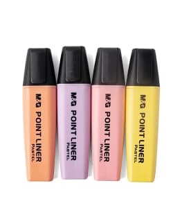 Highlighter M&G 4/Pack Pastel Assorted Ahm21580 - Image 3