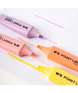 Highlighter M&G 4/Pack Pastel Assorted Ahm21580 - Image 4