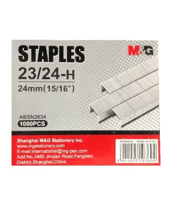 Staples M&G 23/24 1000/Pack Absn2634