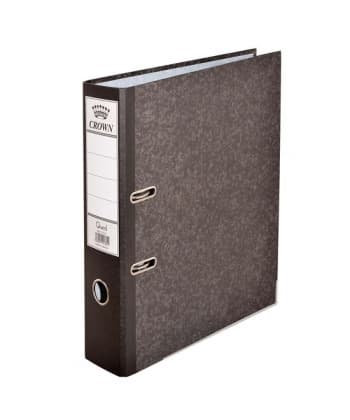 Box File Crown Bassile Freres Cardboard Black