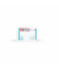 Record Card Bassile Freres Small 100 Cards White - Image 1
