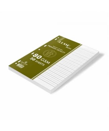 Filler Paper Bassile Freres Lusso 2110 A4 Ruled 80gm 50 Sheets