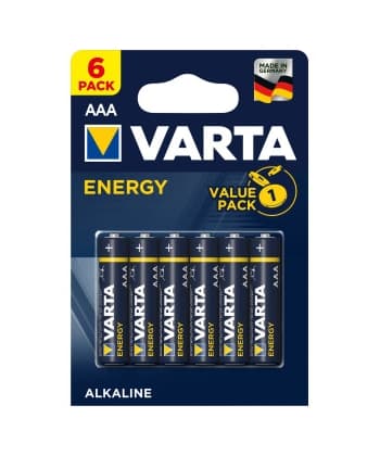 Battery Varta Aaa Pack 6Pcs Alkaline