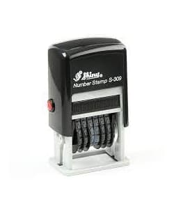 Stamp Shiny S-309 Numberer Stamp 6-Band - Image 1