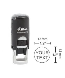 Stamp Shiny R-512 Round 12 Mm - Image 2