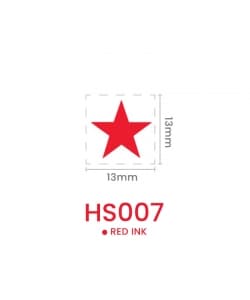 Stamp Shiny Pre-Inked "Star" - Image 2