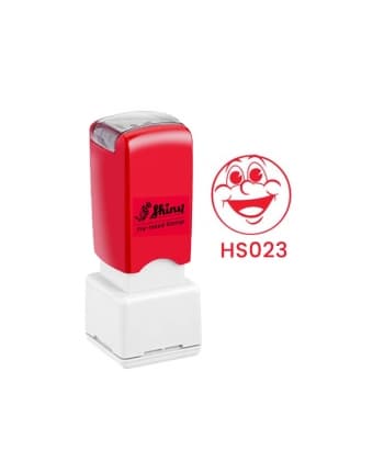 Stamp Shiny Pre-Inked "Happy Face"