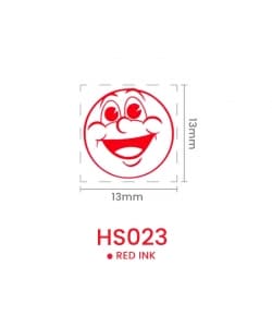 Stamp Shiny Pre-Inked "Happy Face" - Image 2