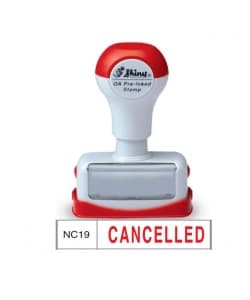 Stamp Shiny Pre-Inked "Cancelled" - Image 1