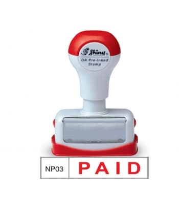 Stamp Shiny Pre-Inked "PAID"