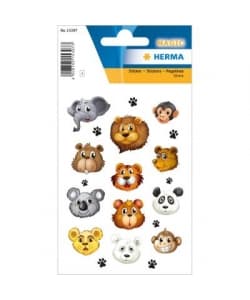 Sticker Magic Animal Faces Transpuffy - Image 1