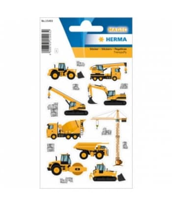 Sticker Magic Construction Vehicles