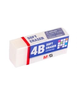 Eraser M&G 42X18X11Mm Soft White Axpn0760 - Image 2