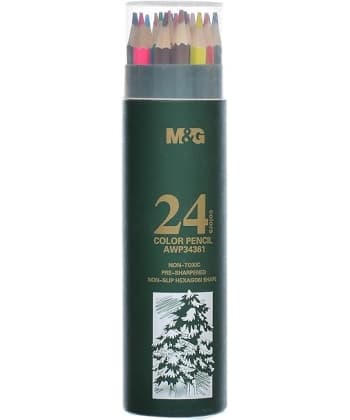 Colored Pencil M&G 24/Tube Awp34361
