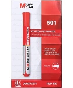 Marker Dry-Erase M&G Red Awmy2271 - Image 5