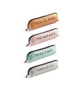 Pencil Case Mr Less Is More Oval Brown 16380 - Image 3