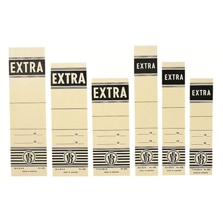 Spine Label Bassile Freres Extra 595-A Self-Adhesive