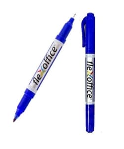 Marker Permanent Flexoffice Cd Twin Blue Fo-Pm01 - Image 4
