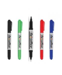 Marker Permanent Flexoffice Cd Twin Blue Fo-Pm01 - Image 1