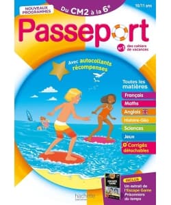 Passeport Du Cm2 Au 6E 10/11 Ans 2023 - Image 1